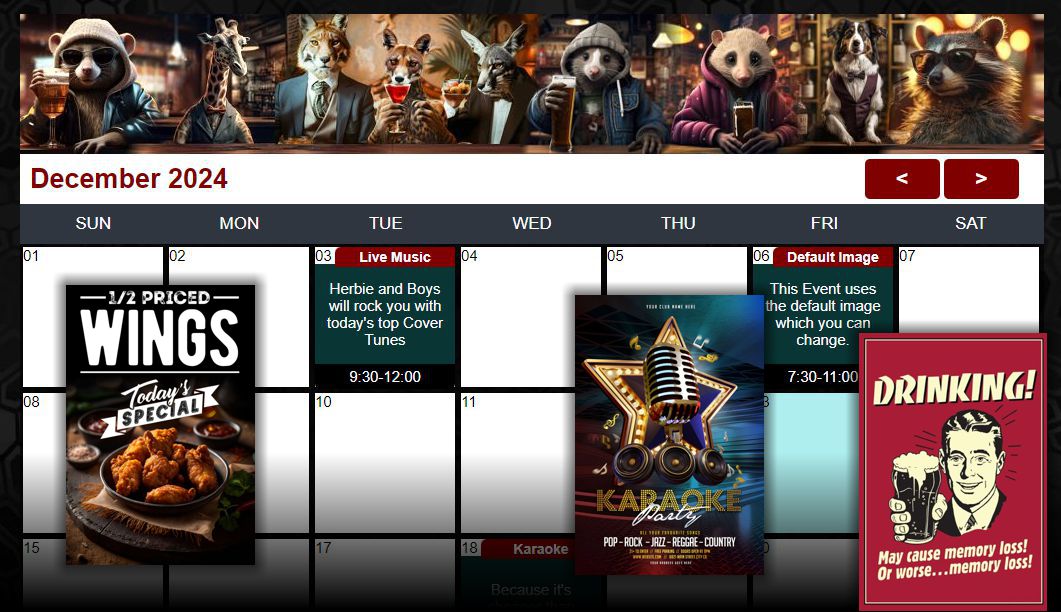 best entertainment calendar
